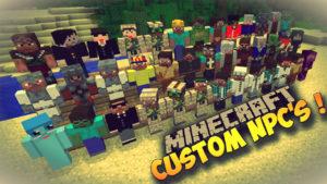 Мод Custom NPC's для minecraft 1.16.5, 1.13.2, 1.12.2, 1.7.10
