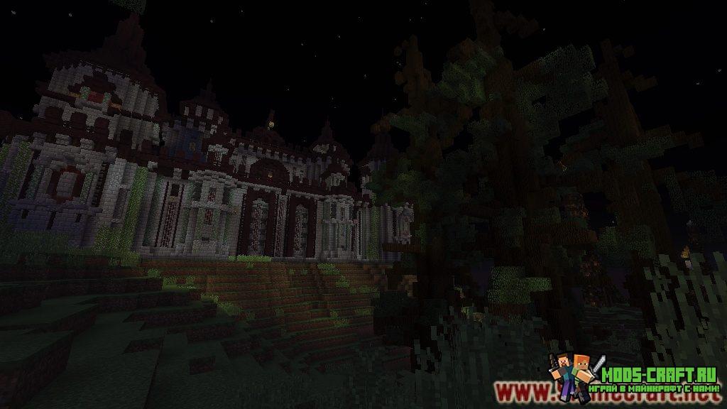 Карта на прохождение Halloween Adventure для minecraft 1.12.2/1.12