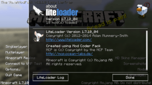 LiteLoader для minecraft 1.12.2/1.11.2 LiteLoader для minecraft 1.12.2/1.11.2