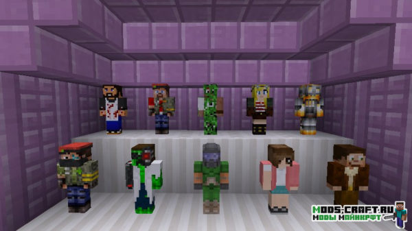 Мод на статуи - Statues 1.21.1, 1.20.6, 1.19.4, 1.17.1, 1.16.5, 1.15.2, 1.12.2