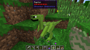 Мод на Динозавров - Dinosaur Dimension для minecraft 1.7.10