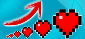 Мод Level Up HP для minecraft 1.15.2, 1.14.4, 1.12.2, 1.11.2