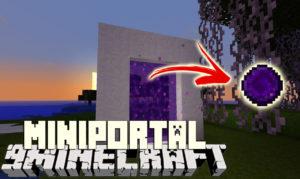 Мод на Порталы - MiniPortal для minecraft 1.12.2