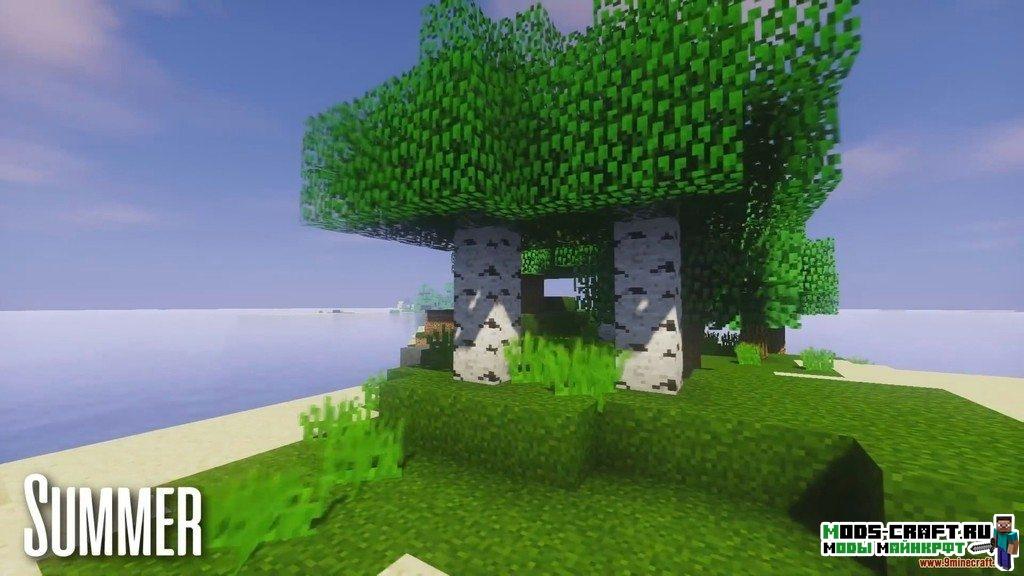 Ресурс-пак Seasons для minecraft 1.12.2 1.11.2 Ресурс-пак Seasons для minecraft 1.12.2 1.11.2
