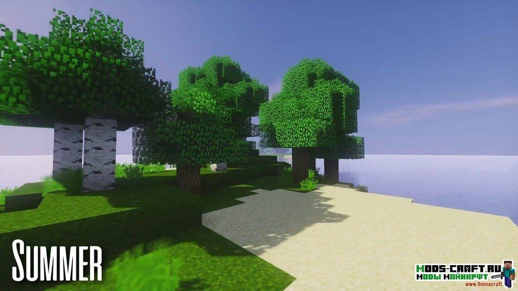 Ресурс-пак Seasons для minecraft 1.12.2 1.11.2 Ресурс-пак Seasons для minecraft 1.12.2 1.11.2
