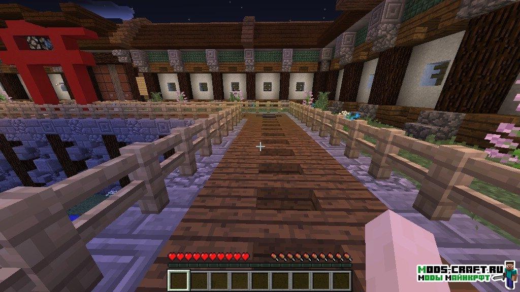 Ninja Defense карта для minecraft 1.12.2 1.12 1.7.10