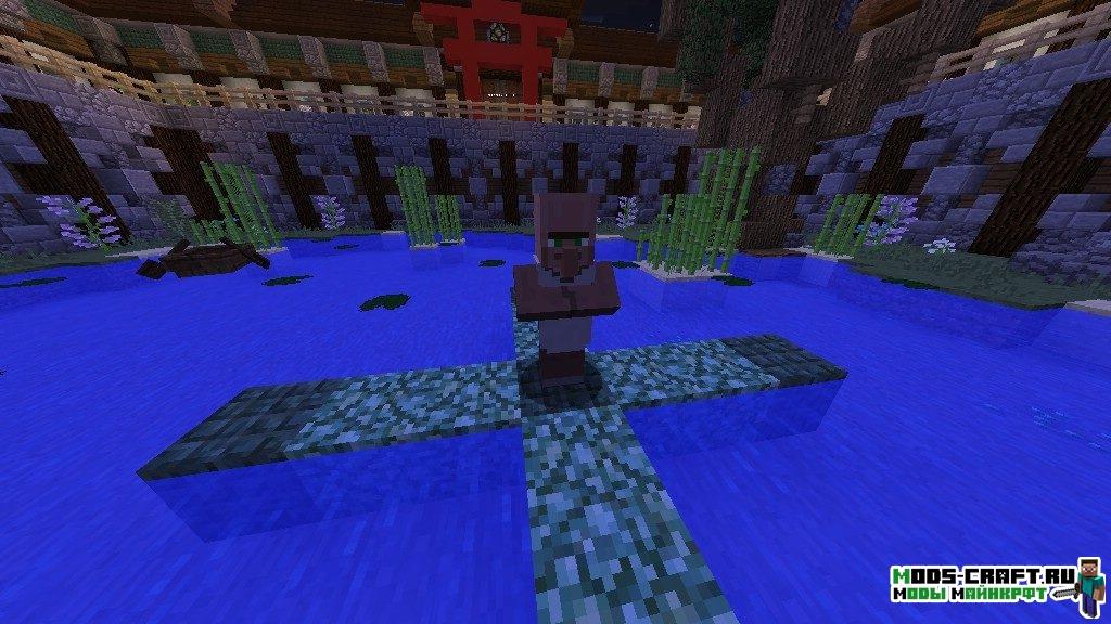 Ninja Defense карта для minecraft 1.12.2 1.12 1.7.10