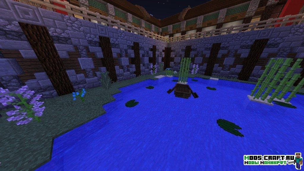 Ninja Defense карта для minecraft 1.12.2 1.12 1.7.10