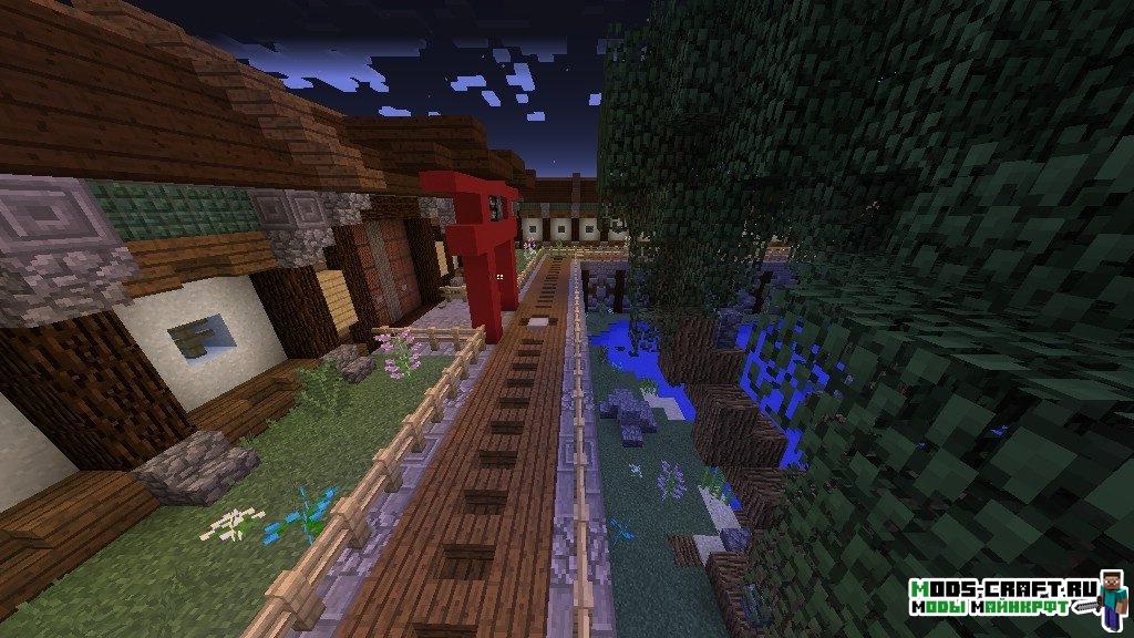 Ninja Defense карта для minecraft 1.12.2 1.12 1.7.10