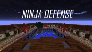 Ninja Defense карта для minecraft 1.12.2 1.12 1.7.10