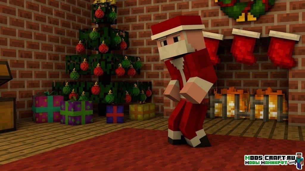 Мод на новогодние украшения - Noel для майнкрафт 1.15.2, 1.12.2