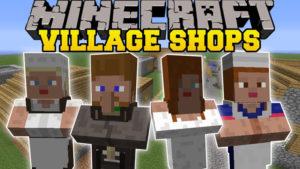 Мод на магазин - Villager Market для minecraft 1.12.2 1.11.2 1.10.2