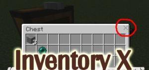 Мод Inventory X для minecraft 1.12.2 1.11.2 1.10.2 1.9.4 1.8.9