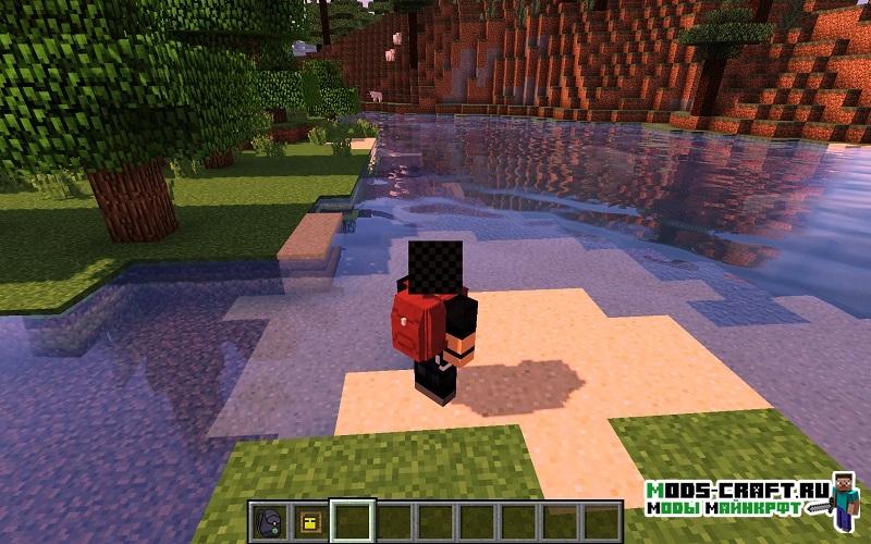 Мод на рюкзаки с раскраской - Improved Backpacks для minecraft 1.12.2 1.11.2 1.10.2
