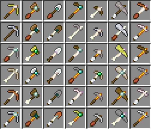 Мод на новое оружие и инструменты для minecraft 1.12.2