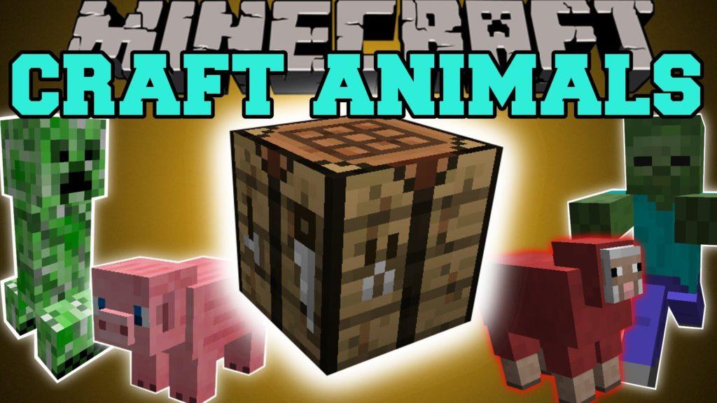 Мод Craftable Animals для minecraft 1.11 1.10.2 1.8 1.7.10 1.7.2 1.6.4 1.5.2