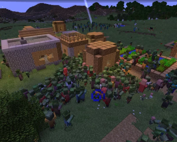 Мод Brutal Zombie Siege для minecraft 1.12.2 1.12.1 1.12