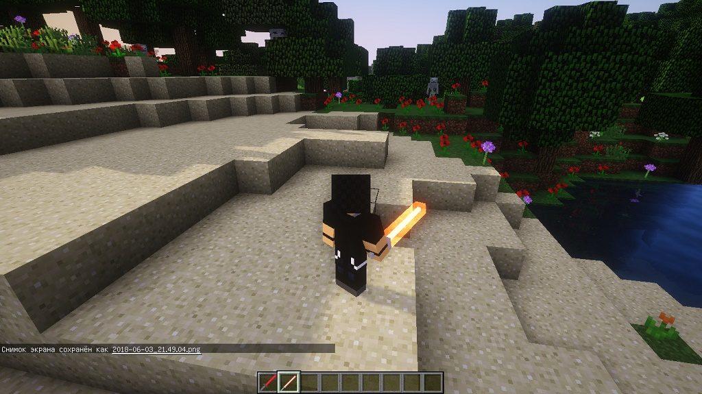 Мод на Световые мечи - ToLaserBlade для minecraft 1.16.3, 1.15.2 1.14.4, 1.12.2