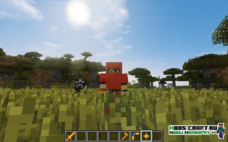 Стань Нинздя - мод Ninjago для minecraft 1.12.2