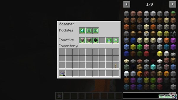 Мод на Сканер - Scannable 1.16.5, 1.15.2, 1.12.2