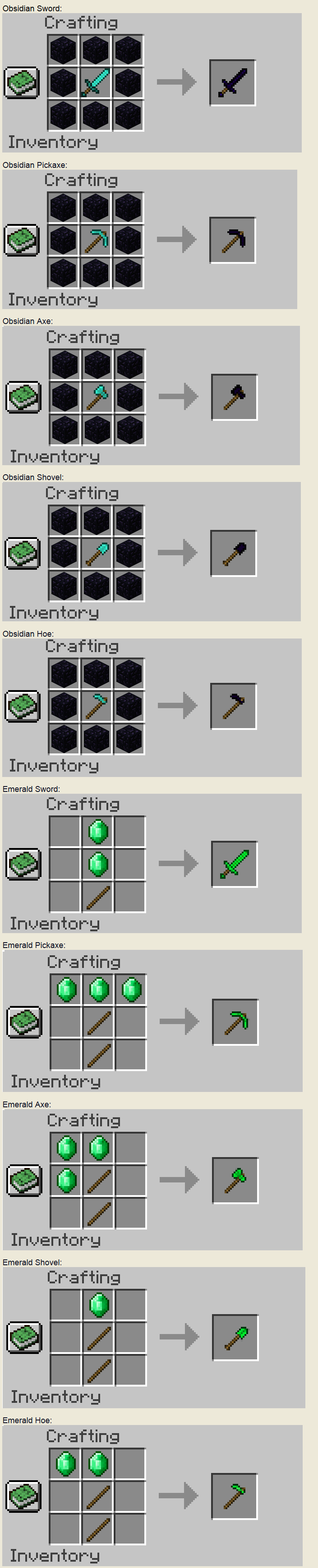 Мод на новые рецепты - Recipes+ для minecraft 1.12.2 Мод на новые рецепты - Recipes+ для minecraft 1.12.2