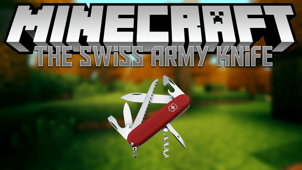 Армейский нож - мод The Swiss Army Knife для minecraft 1.7.10 Армейский нож - мод The Swiss Army Knife для minecraft 1.7.10