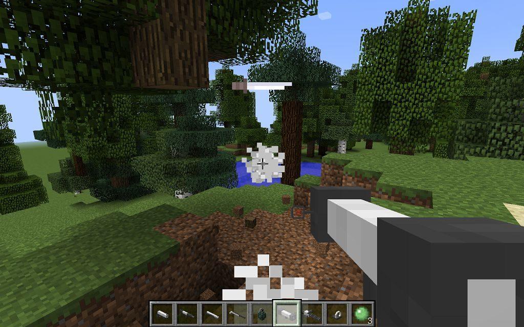 Базука и ракетница в майнкрафт - Working Gun для minecraft 1.12.2