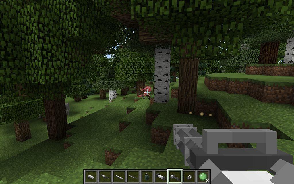 Базука и ракетница в майнкрафт - Working Gun для minecraft 1.12.2