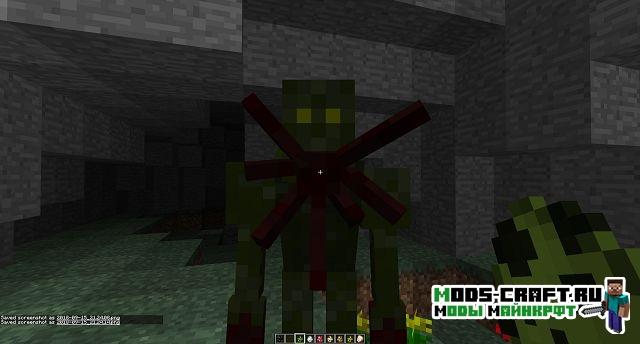 Мод на Кровососа Meshinator's Mobs для minecraft 1.12.2