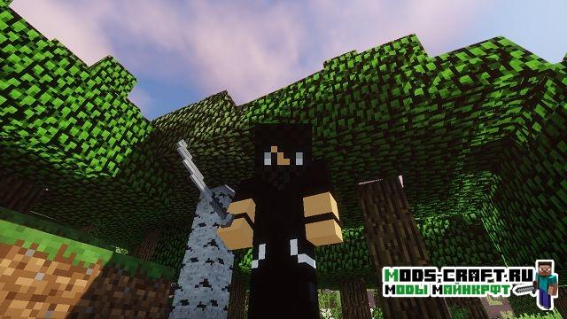 Ресурспак на красивые мечи - 3D Swords для minecraft 1.13 1.12.2 1.11.2 1.10.2 1.9.4