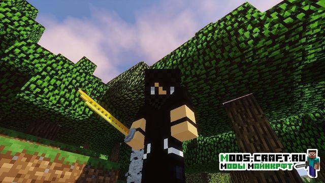Ресурспак на красивые мечи - 3D Swords для minecraft 1.13 1.12.2 1.11.2 1.10.2 1.9.4