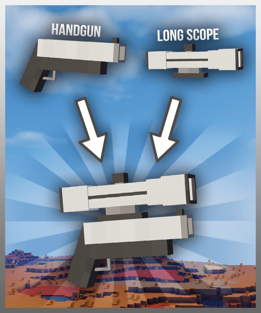 Базука и ракетница в майнкрафт - Working Gun для minecraft 1.12.2