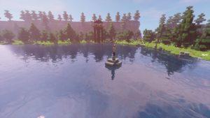 Карта острова с домом для майнкрафт 1.13.2, 1.12.2