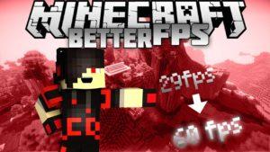 Мод на увеличение FPS - BetterFps для minecraft 1.12.2 1.11.2 1.10.2 1.9.4 1.8.9 1.7.10