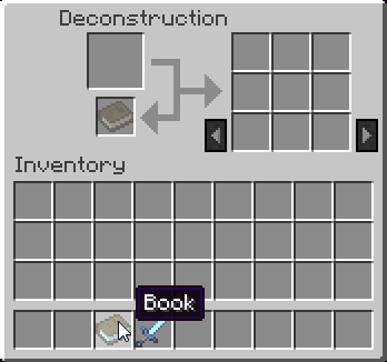 Мод Deconstruction Table для minecraft 1.12.2 1.10.2