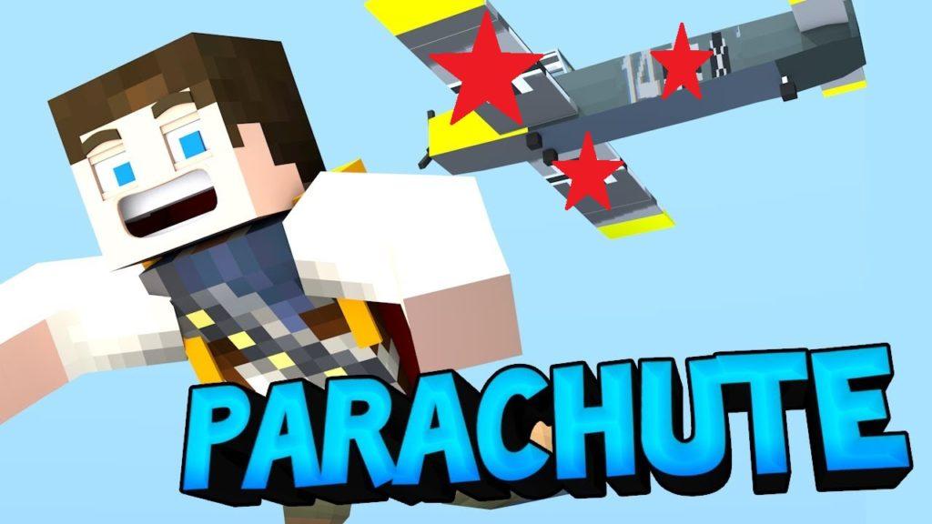 Мод на парашют - Parachute для minecraft 1.15.2, 1.14.4, 1.12.2, 1.7.10