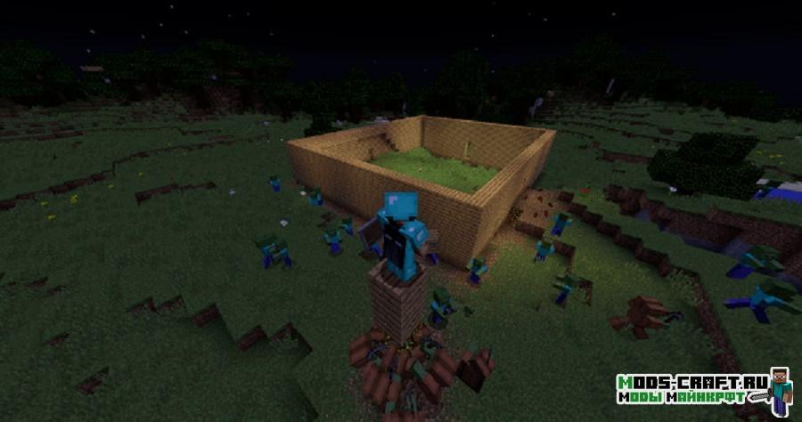 Мод на тропинки - desire paths для minecraft 1.12.2