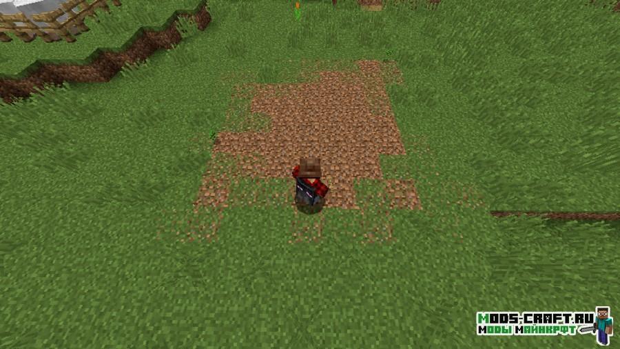 Мод на тропинки - desire paths для minecraft 1.12.2