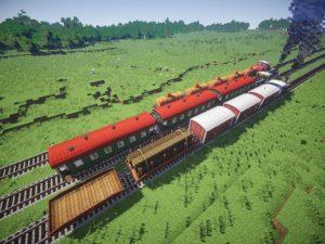 Мод на поезда - Rails of War для minecraft 1.12.2, 1.7.10