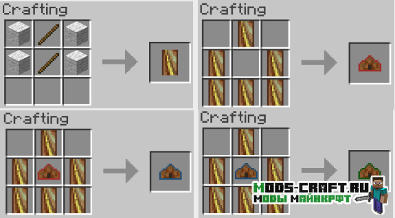 Мод Nomadic Tents для minecraft 1.15.2, 1.14.4, 1.12.2, 1.7.10 3 Мод Nomadic Tents для minecraft 1.15.2, 1.14.4, 1.12.2, 1.7.10