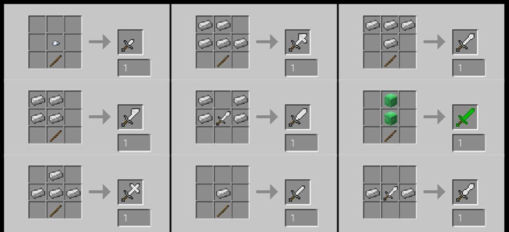 Мод на супер мечи для minecraft 1.12.2