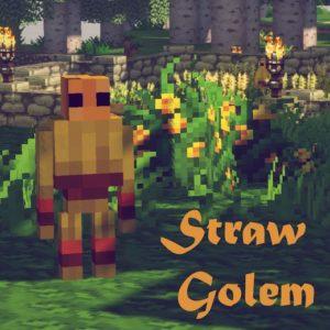 Голем фермер - Straw Golem для minecraft 1.12.2