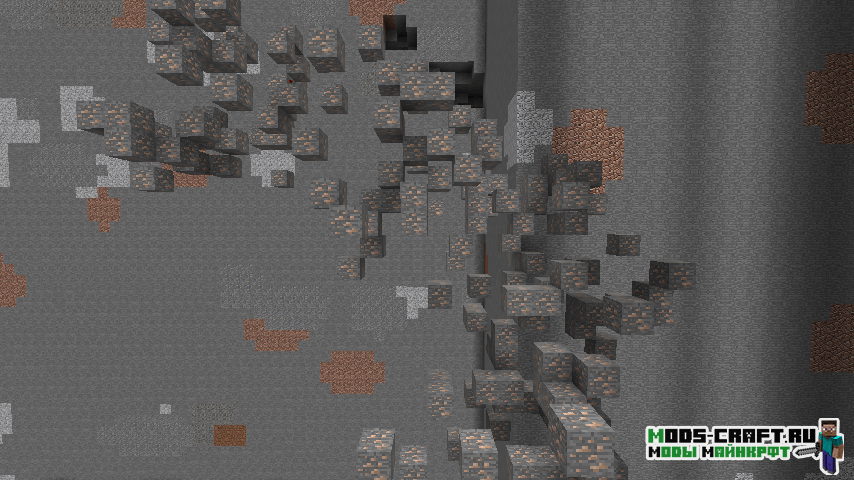Мод Realistic Ore Veins для майнкрафт 1.15.2, 1.14.4, 1.12.2