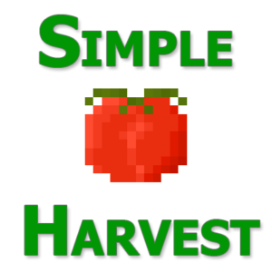 Мод SimpleHarvest (автосбор урожая) 1.15.2, 1.14.4, 1.12.2, 1.7.10