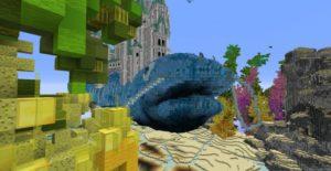 Карта красивый подводный мир для майнкрафт 1.13.2 1.12.2 1.11.2 1.10.2