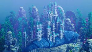 Карта красивый подводный мир для майнкрафт 1.13.2 1.12.2 1.11.2 1.10.2