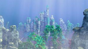 Карта красивый подводный мир для майнкрафт 1.13.2 1.12.2 1.11.2 1.10.2