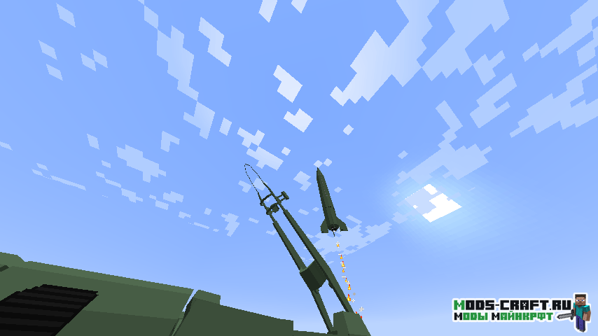 Мод на ПВО УРАГАН - Scud Missile для майнкрафт 1.12.2 1.10.2 1.7.10