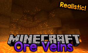 Мод Realistic Ore Veins для майнкрафт 1.15.2, 1.14.4, 1.12.2