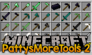 Мод PattysMoreTools 2 для minecraft 1.14.4, 1.12.2, 1.8.9